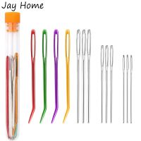 ✉✖ 13pcs Sewing Knitting Needles Kits Large-Eye Blunt Needle Bent Tapestry Needle Yarn Wool Knitting Needle for Crochet Projects