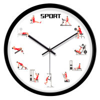 Sports Gym Wall Clock Gymnasium Large Clock Pocket Watch Indoor Hall Fashion Personality and Creativity Custom