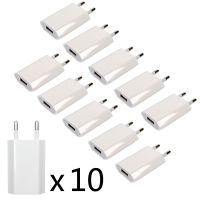 10PCS Lot Travel Wall Charging Charger Power Adapter USB AC EU Plug For Apple iPhone X XS MAX MR 8 7 6 6s 5 5S SE 5C 4 4S 3GS