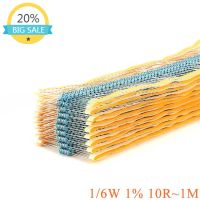 100pcs 1/6W Metal Film Resistor Resistance 1 510R 5.1K 47K 470R 4.7K 33K 330R 2K 220R 20K 200R 2.2K 1M 1K 150K 10R 10K 100R