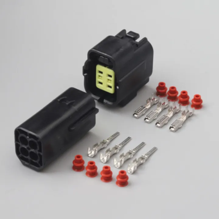 【cw】 4 Pin Female Male Automotive Electrical Plug Waterproof Denso Connector 174257 2 174259 2 4191