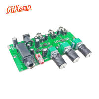 GHXAMP ไมโครโฟน Pre-Amplifier Reverberation Circuit Board เครื่องขยายเสียงหูฟัง2-Way สเตอริโออินพุตเสียง DC12-24V 1PC