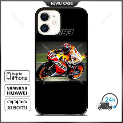 Marc Marquez Moto Gp Phone Case for iPhone 14 Pro Max / iPhone 13 Pro Max / iPhone 12 Pro Max / XS Max / Samsung Galaxy Note 10 Plus / S22 Ultra / S21 Plus Anti-fall Protective Case Cover