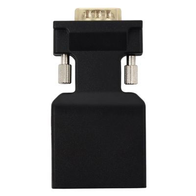 ♂ VGA to HDMI 1080P VGA Male to HDMI Female Audio Video Cable Converter Adapter for Computer Desktop Laptop PC Monitor
