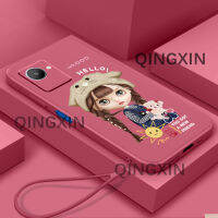 เคส Realme C30S เคสโทรศัพท์มือถือดีไซน์ใหม่ปกแข็งเคสโทรศัพท์มือถือซิลิโคนที่ทันสมัยฝาครอบด้านข้างนุ่มฝาครอบป้องกันฝาครอบกล้องแบบเต็ม