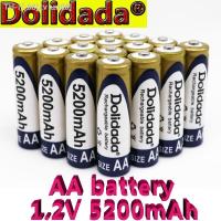 100 dorigine 1.2V AA batterie 5200mAh Ni-MH aa Rechargeables Batterie Pour Jouets Caméra Micro (hot sell) zvhm00