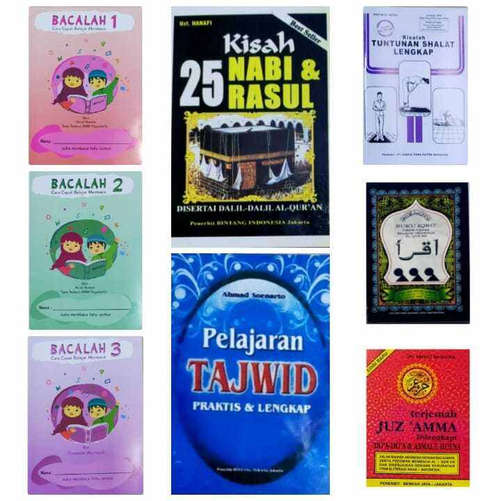 HARGA SATUAN Bacalah 1 2 3 Kisah 25 Nabi Dan Rosul Juz Amma Iqro Dan ...