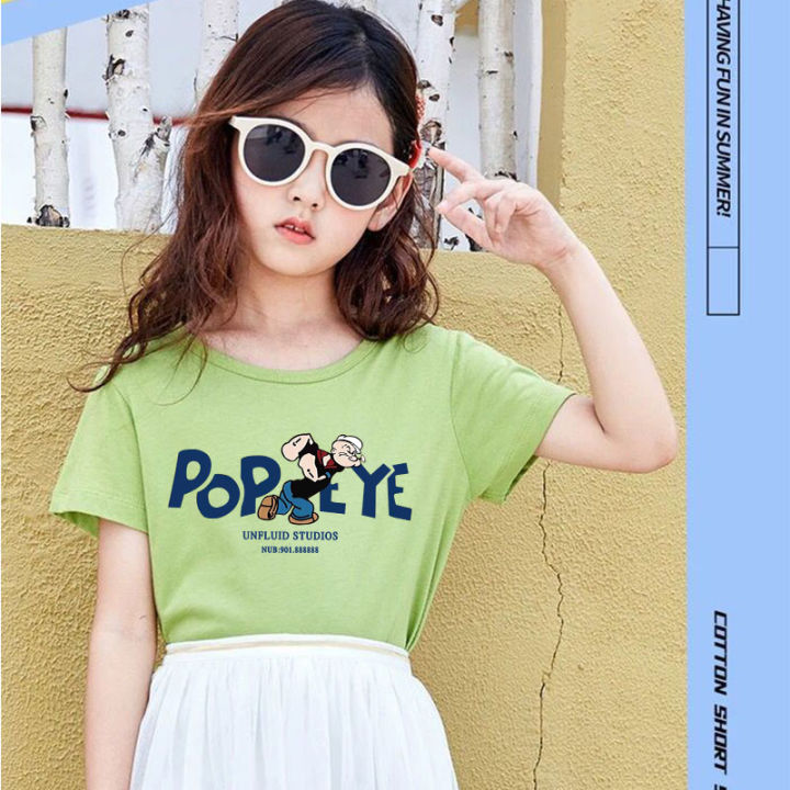 k-2269เสื้อยืดแขนสั้นเด็กลายการ์ตูนน่ารัก-ผ้านุ่มใส่สบาย-ลายเยอะ-สีครบ-ไซส์ครบ-ปลีก-ส่ง