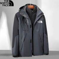 NORTH FACE การละเมิดชุดใส่เล่นสกีของไทรแอด Qiu Dong ที่ลานกว้างผ่อนคลายสบายๆกว่าและกำมะหยี่กันลมและเสื้อคลุมกันน้ำ