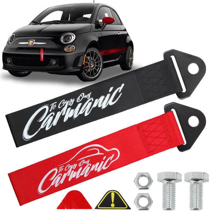 Tow Strap Car Racing Ropes Auto Bumper Eye Trailer Towing