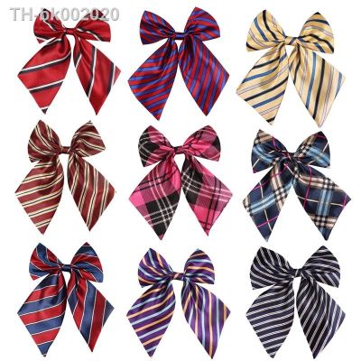✷ Striped Ladies Bowtie Classic Shirts Bow Tie For Women Business Wedding Bowknot Plaid Bow Ties Butterfly Girls Suits Bowties