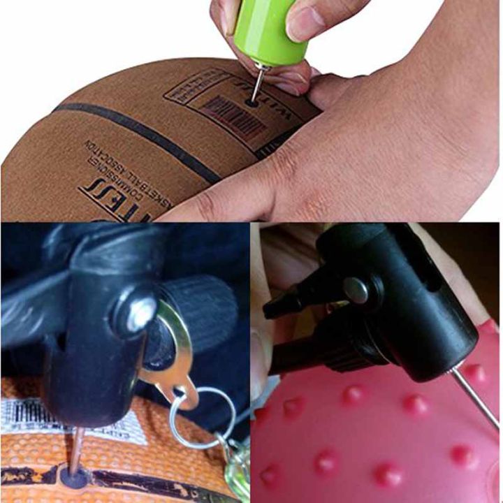 สแตนเลส-i-nflator-เข็มอะแดปเตอร์บอลปั๊มลมเข็มสำหรับฟุตบอลบาสเกตบอลฟุตบอลพองลมวาล์วอะแดปเตอร์