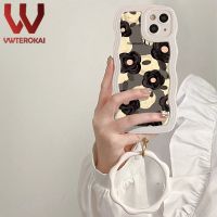 แฟชั่นสายรัดข้อมือ VWTEROKAI เคสโทรศัพท์ลายคลื่นความรักสำหรับ VIVO Y17 Y16 Y15 Y12 Y93 Y11 Y12i Y85 Y83 V9 Y91C Y91 Y95 1902 1904ซิลิโคนนิ่มฝาครอบหลังกันกระแทก