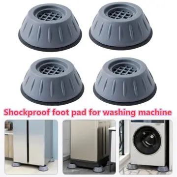 4pcs Anti Vibration Feet Pads Rubber Legs Slipstop Silent Skid Raiser Mat  For Washing Machine Support Dampers Stand Non-slip Pad