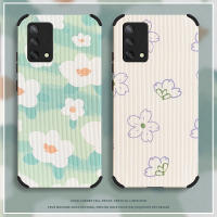 OPPO A74 4G/A95 4G/A54 4G/A74 5G/A94เคสโทรศัพท์สำหรับสาวแฟชั่นดอกไม้รูปแบบดอกไม้ปลอกหุ้ม All Inclusive ฝาครอบกล้องป้องกันกรณี -E1