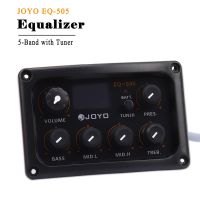 JOYO ปิ๊คอัพกีตาร์โปร่ง EQ-505 5แบนด์พร้อมจูนปุ่มปรับเสียงแหลมปุ่มควบคุมระดับเสียงกลาง