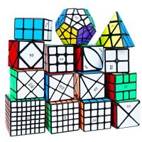 FEOOE 3x3x3 4x4x4 5x5x5 Speed Magic Cube Puzzle Black Stickers Magic Cube Education Learnning Cubo Magico Toys Children Kids
