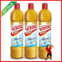 น้ำยาทำความสะอาดห้องน้ำ VIXOL 900ml แพ็ค3 ทองLIQUID CLEANING BATHROOM VIXOL 900ml 3 PCS GOLD **ราคาดีที่สุด**