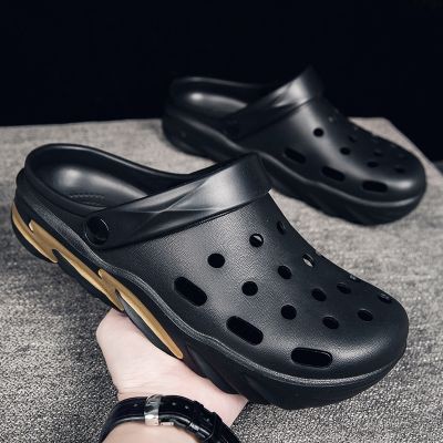 ขายดีที่สุด ioztt2023 - /♠✷ Mens Garden Clogs Shower Shoes Breathable Beach Slippers Street 2022 Fashion Sandals slipper