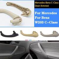 2 Pcs Car Front Left Right Interior Door Pull Handle Set Replacement For Mercedes Benz W203 C Class Sedan 2000-2007