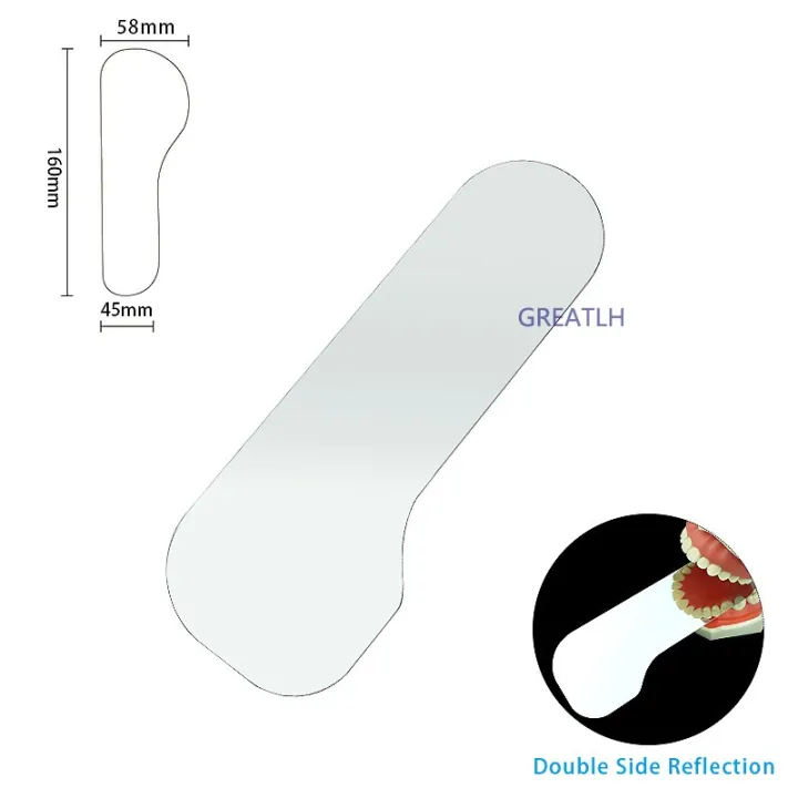 Dental Orthodontic DoubleSided Mirrors Reflector Dentistry Intra Oral