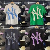 MLB เสื้อผ้าแฟชั่น แบรนด์เกาหลี NY เสื้อยืด MLB NEW YORK YANKEES SHELL COTTON งานแท้  สินค้ามีพร้อมส่ง