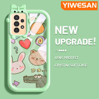 YIWESAN เคสปลอกสำหรับ Samsung A13 5G A04s ลายการ์ตูนน่ารักสีดำลวดลาย Kulomi อัพเกรดใหม่กันกระแทกแบบใสซิลิโคนนิ่มเคสมือถือเคสโปร่งใสลายกล้องถ่ายรูปที่สร้างสรรค์ฝาครอบป้องกัน