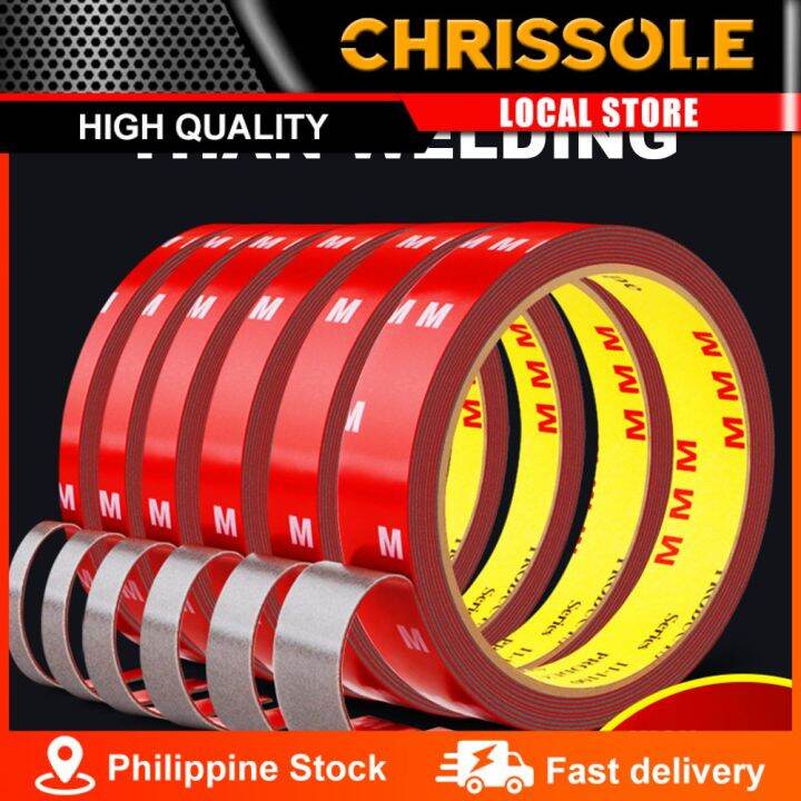 【Chrissole】3m Double Sided Tape Heavy Duty Mounting Tape Waterproof