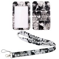 LX1067 Attack on Titan Anime Lanyard for Keys USB Bank Card Holder Neck Strap Lariat ID Badge Holder Keychain Mobile Phone Rope Phone Charms