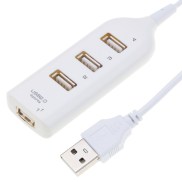 Hub USB 4 Cổng USB 2.0 Hub Splitter Mô Hình Ổ Cắm Nhỏ Bộ Chia Cáp Bộ