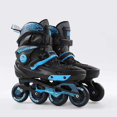 CALARY Youngsters Roller Skates Shoes 4 Wheels Inline Skates Patines for Young Boys Girls Shool Students Sport Sneakers EU 35-41