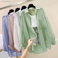 ❁ 2022 Summer Sun Protection Clothing Women Loose Blouse Shirt Long Sleeve Female Chiffon Shirts Women Coat Ladies Shawl Outerwear