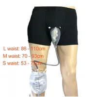 Wetips Silicone Removable Urine Collector Portable Urinal System With Underwear Urinal Pee Holder Urine Funnel Pee Catheter Bag