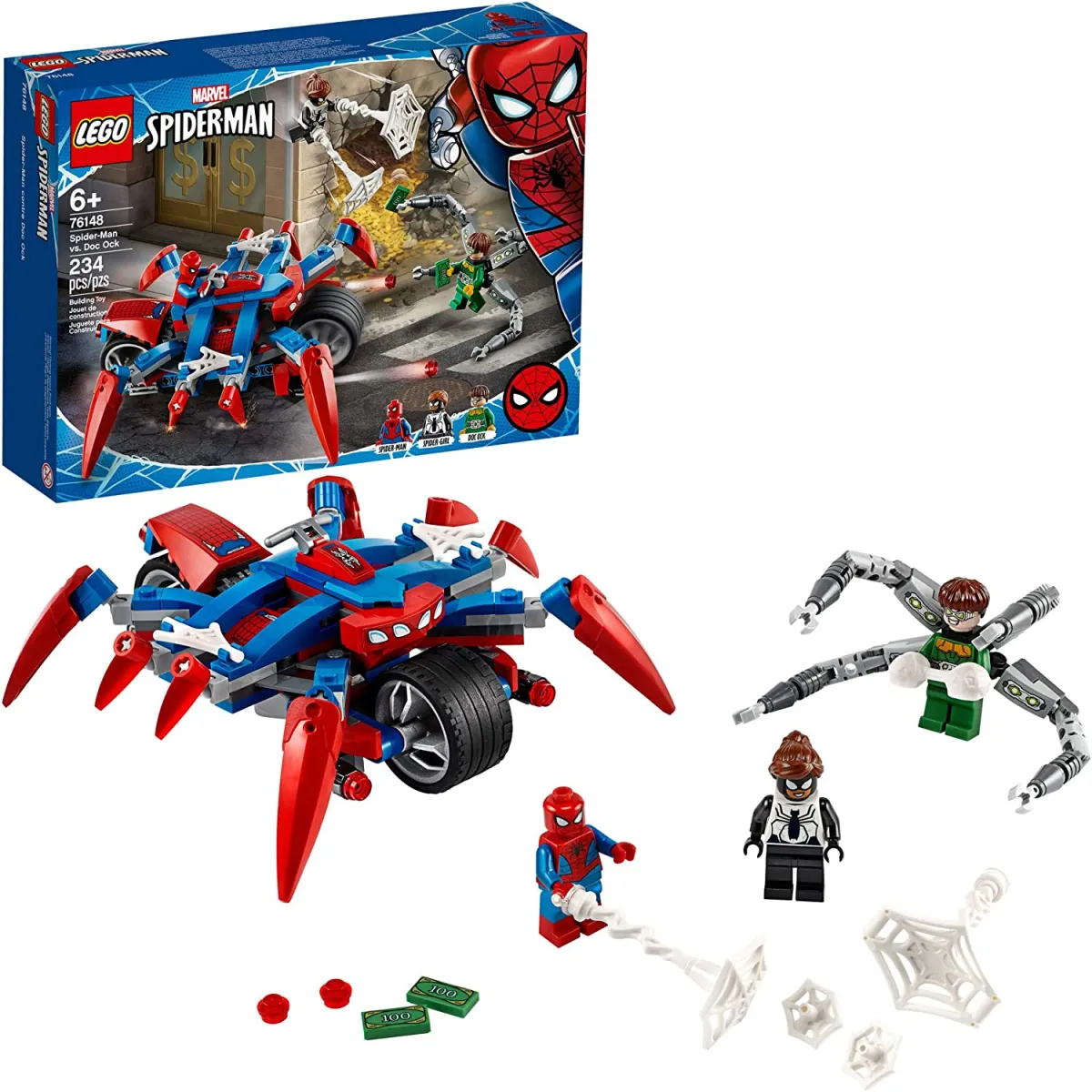 Official】LEGO Marvel's Spider-Man: Spider-Man and Doctor Octopus 76148 Bộ  đồ chơi siêu anh