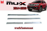 ชายบันไดสแตนเลส/สคัพเพลท Isuzu Mu-x 2014 2015 2016 201 72018 2019 2020 / อิซูซุ มิวเเอ็ก