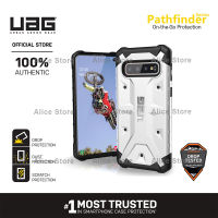 UAG Pathfinder Series Phone Case for Samsung Galaxy S10 Plus / S10e with Military Drop Protective Case Cover - White