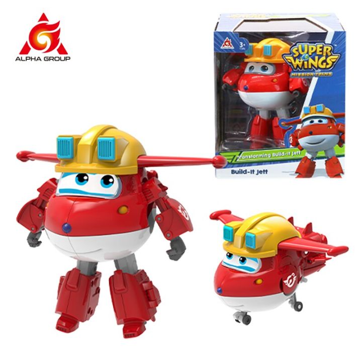 Super Wings 5Inches Transforming Lime Robot Deformation Airplane With ...