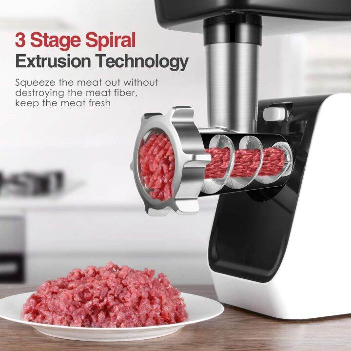 Meat Grinder, 5 In 1 Heavy Duty Meat Mincer Sausage Stuffer Machine