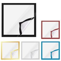 30x30 Cm Wall Mounted Children Art Frames Kids Artwork Magnetic Front Open Changeable For Poster Photo Drawing Paintings Display