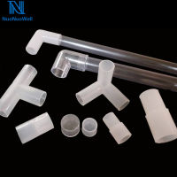 【CW】NuoNuoWell 38 12 Connector Plastic Translucent Joints Trickle Accessories Tee Elbow Connectors 2pcs-Pack