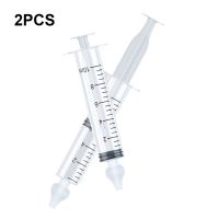 【cw】 2 Pieces Nasal Aspirator Cleaning Syringe for Babies ！