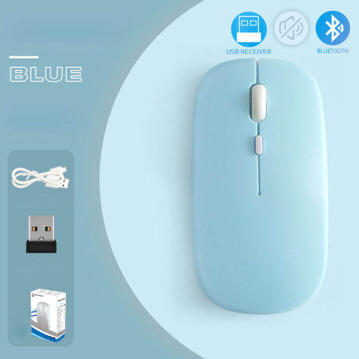 wireless-bluetooth-5-0-mouse-for-tablet-laptop-computer-mini-ultra-thin-wireless-mice-rechargeab-2-4ghz-mute-button