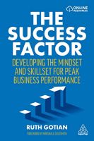 (ใหม่)พร้อมส่ง SUCCESS FACTOR, THE: DEVELOPING THE MINDSET AND SKILLSET FOR PEAK BUSINESS PERFORMANCE