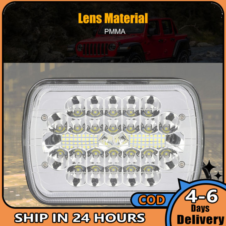 7-ไฟหน้ารถ-led-hi-lo-beam-ip68กันน้ำ-ultra-bright-off-road-ไฟหน้ารถบรรทุก