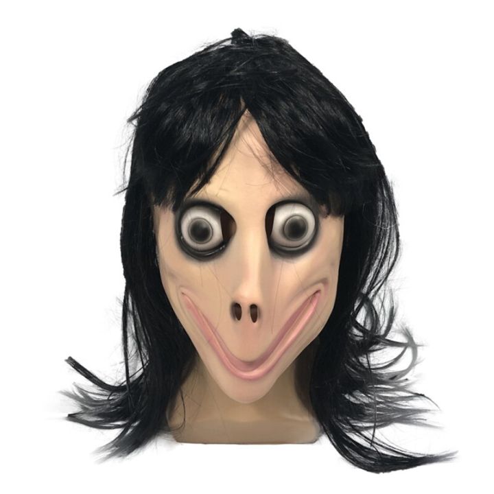 momo-mask-latex-mask-halloween-female-ghost-wig-mask-with-hair-woman-scary-mask
