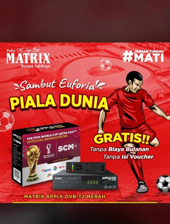 SET TOP BOX MATRIX SIARAN TV DIGITAL Lazada Indonesia
