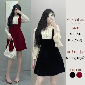 Váy Đầm Nữ Dáng Dài Cổ Điển SOLEIL ROOM Váy Liền Xếp Ly Xòe Thanh Lịch  TOCHIE DRESS | Lazada.vn