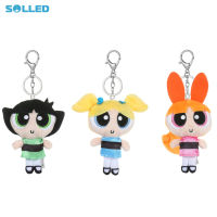 12cm Powerpuff Girls Plush Toys Cute Stuffed Cartoon Anime Character Plush Doll For Birthday Gifts