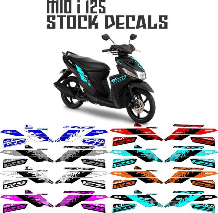 MIO I 125 STOCK DECALS | Lazada PH