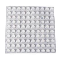 （HOT NEW）100PCS Self Adhesive Rubber Feet Clear Semicircle Bumpers Door Buffer Pad CLH 8